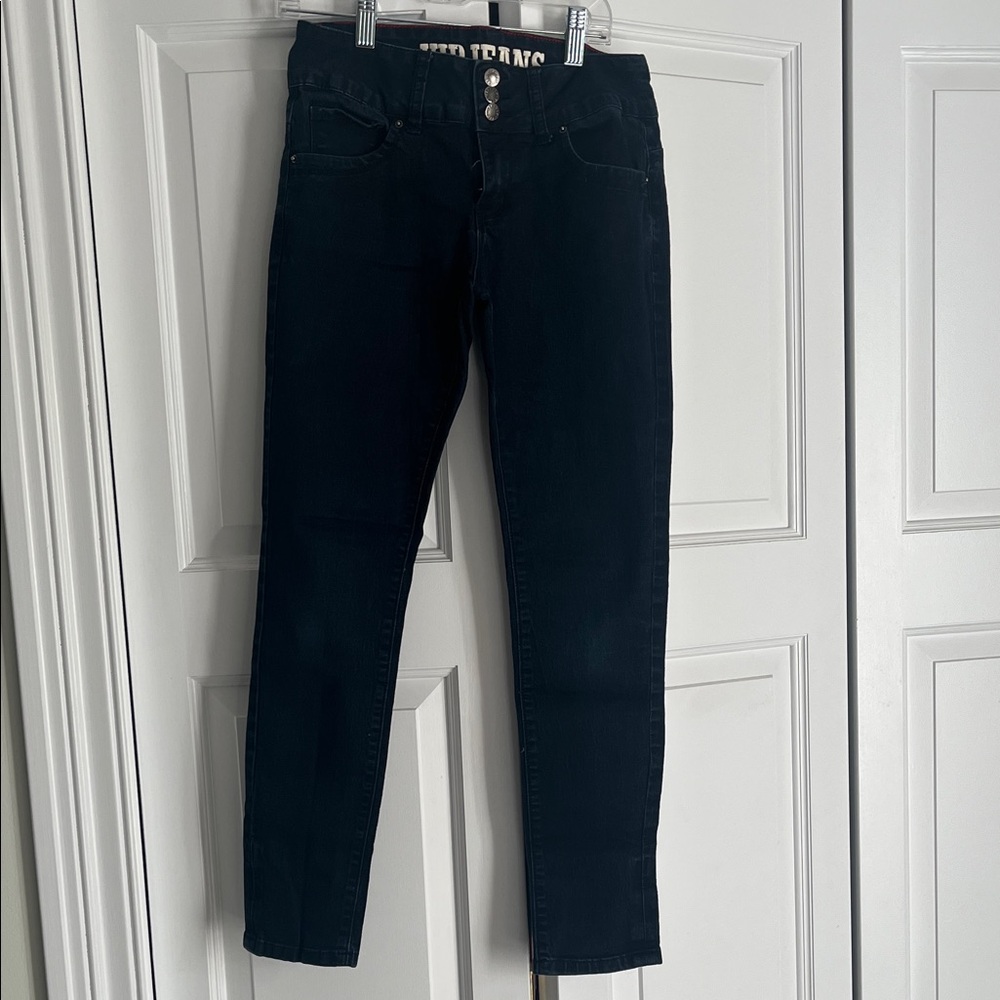 Trendy Dark Blue Skinny Jeans for Women